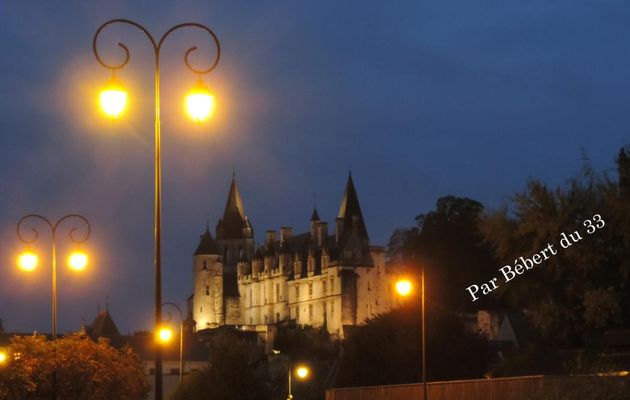 Loches la nuit 