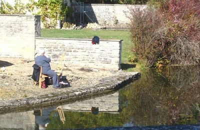 Peintres au bord de l'eau...