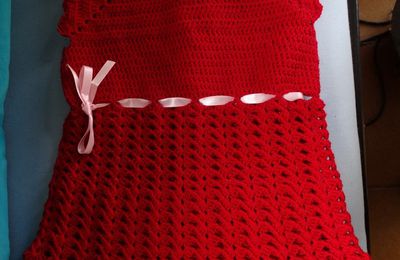 Une robe chasuble pour Alice...