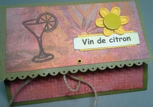 Scrap / Deux fiches pour une même recette de vin de citron