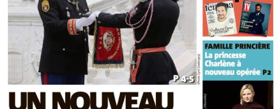 Article de Monaco Matin sur l'opération de la princesse Charlène