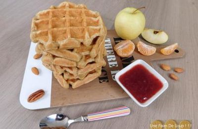 Gaufres vegan aux pommes râpées