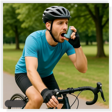 ⚕️  Peut-on pratiquer le vélo lorsqu'on souffre d'asthme ?