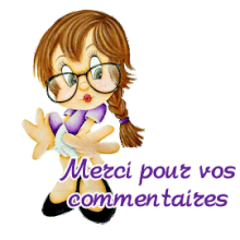 MERCI   de vos commentaires, gif anime, blinkie