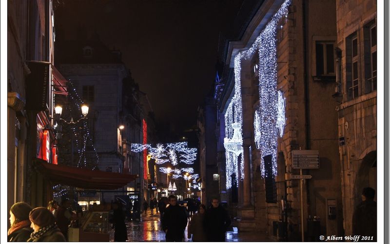 Besançon sous la pluie