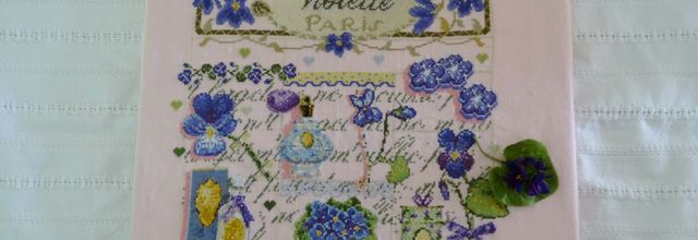Savon à la violette de Madame la fée : fini et monté !