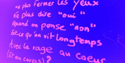 Vivons sans être aveugle. 