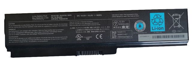Batteria per Toshiba A665 C655 C675 L65 - PA3819U-1BRS (98Wh) batteria di ricambio