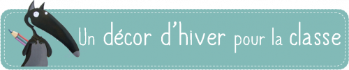 Fanions d'hiver pour la classe