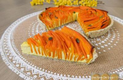 Tarte aux carottes & chèvre frais