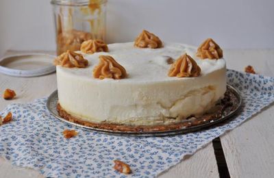 Cheesecake glacé à la confiture de lait
