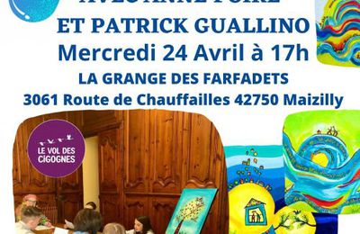 Atelier d'écriture ce mercredi 24 avril