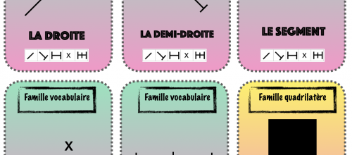 Geometrik family, les 7 familles géométriques