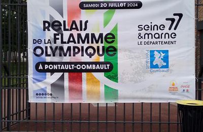 Passage du relais de la flamme Olympique