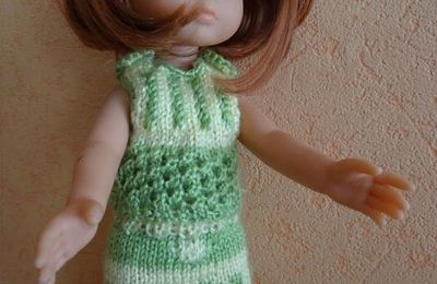 Fiche gratuite vêtements de poupée N° 207: ensemble pour les Chéries