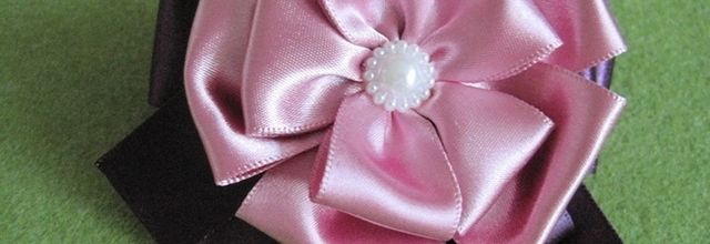 Grosse fleur de ruban