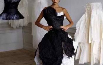 fashion paper dress