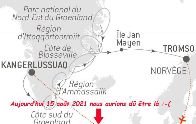 Ponant : Kangerlussuaq  / Tromso : un voyage annulé, conséquence (mais pas à cause) du COVID