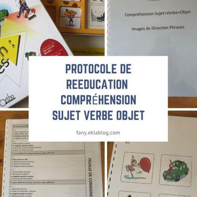 Protocole Compréhension Sujet Verbe Objet