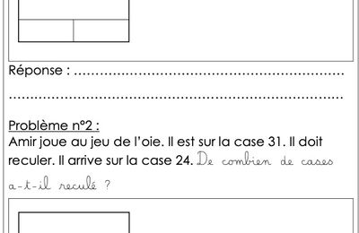 Problèmes CP (fiche 4)