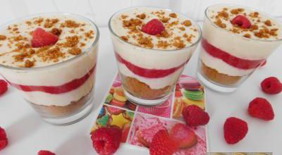 Tiramisu framboise & speculoos