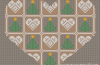 coeur  de Noël 2011 et sa variante !