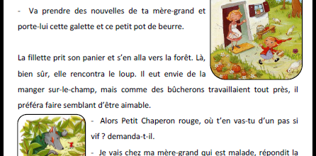 Le Petit Chaperon Rouge CP / Ce1