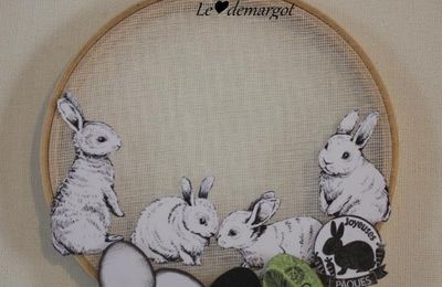 Un chassis pour petits lapins de Pâques...