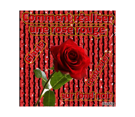 Dessin et peinture - vidéo 4504: Comment réaliser avec glacis, une rose rouge contrastée sur fond noir ? - huile, acrylique.