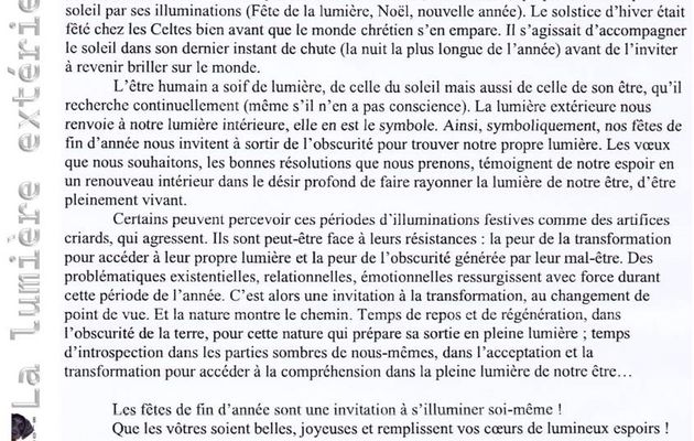 Lumière extérieure