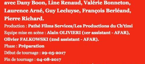 Dany Boon dévoile le titre de son prochain film tourné dans le Nord de la France