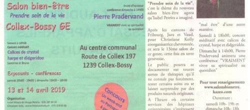 Salon bien-être Collex-Bossy 2019 - Medias