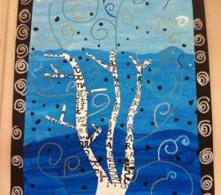 Arbres en art visuels CP et CE1