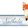 678- Renard dans la neige, signature, blinkie, neige, hiver