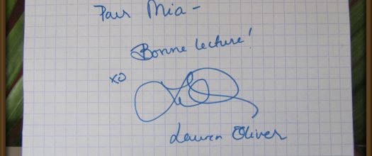Mes Dédicaces [2] Lauren Oliver