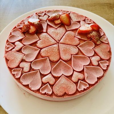 Entremet fraise citron 