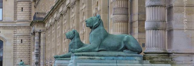 Musée du Louvre : La Porte des Lions : Lionnes du Sahara