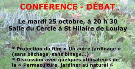 Conférence-Débat sur le jardinage au naturel