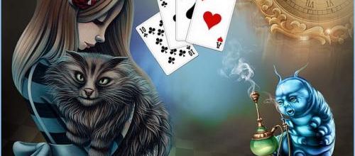  Alice au pays des merveilles .