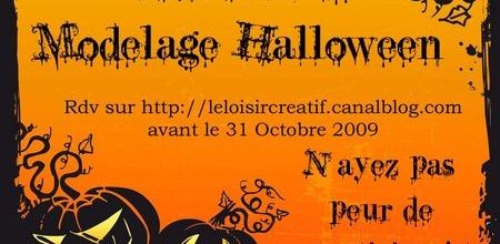 concours de modelage Halloween sur L'espace créatif