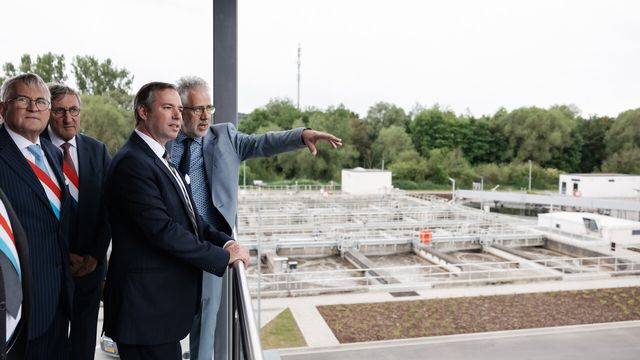 Inauguration de la station d’épuration agrandie et modernisée de Pétange