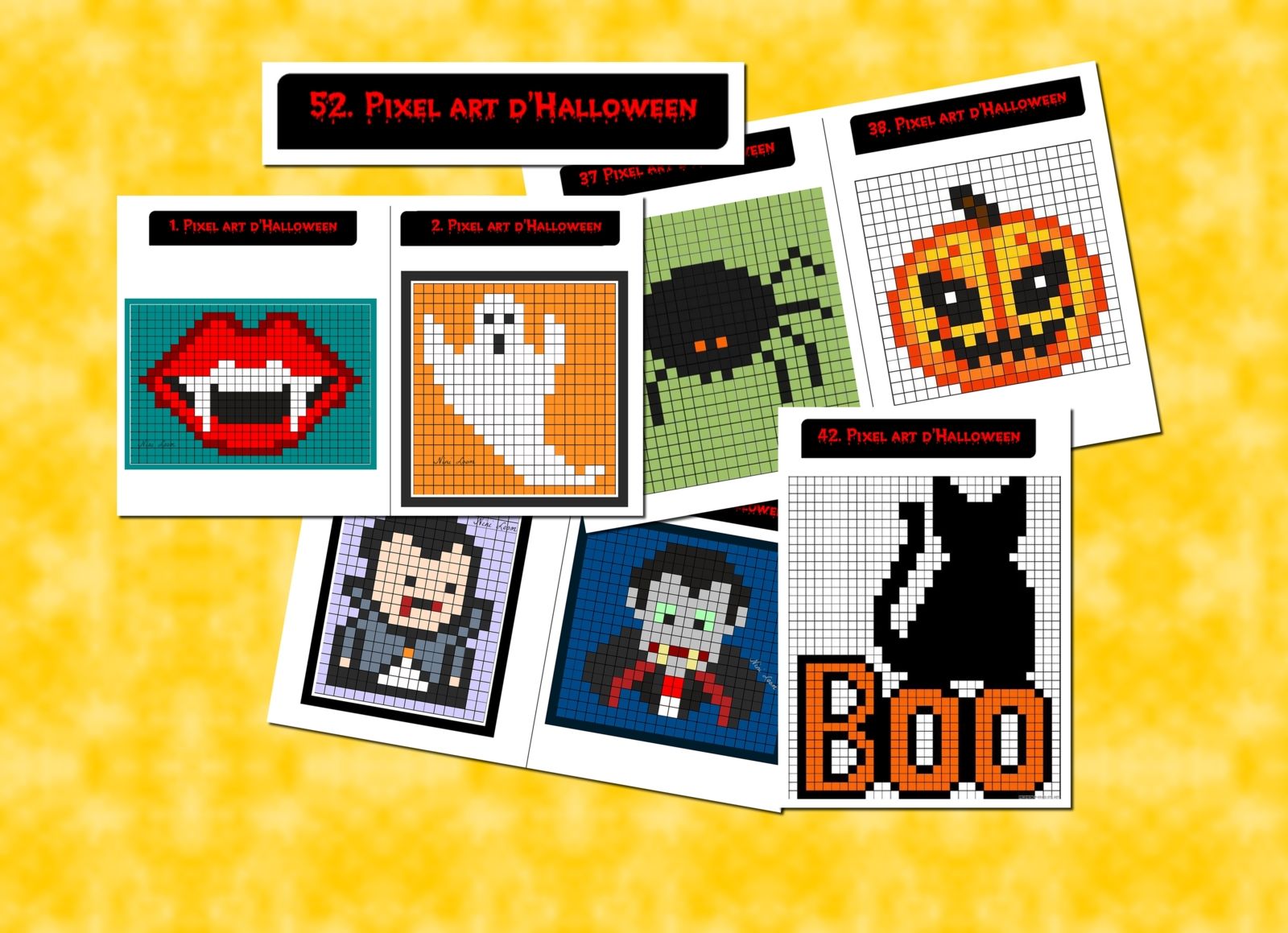 Pixel art Halloween
