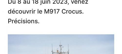 Armada de Rouen visite et balade sur un chasseur de mines