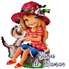 gif animé, blinkie,BISOUS,signature animee