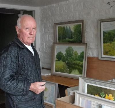 Les peintres des Amis du Châtillonnais ont  rendu un hommage à  André Lagarde, peintre paysagiste  qui nous a quittés en 2024.
