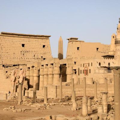 Le temple d'Amon à Louxor, Thèbes, Egypte 