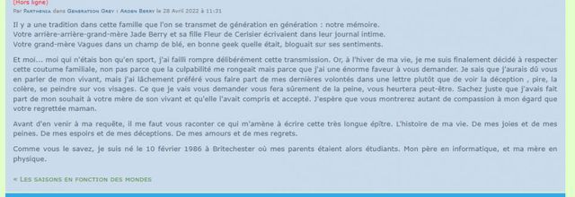 Brutale envie d'écrire sur la suite de mon NSBC... 4e génération ! ^^