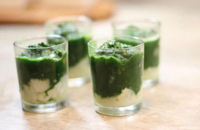 Verrine Épinards et Fromage de Chèvre