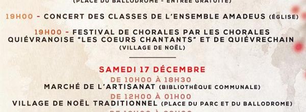 Marché de Noël, à Quièvrain (B)