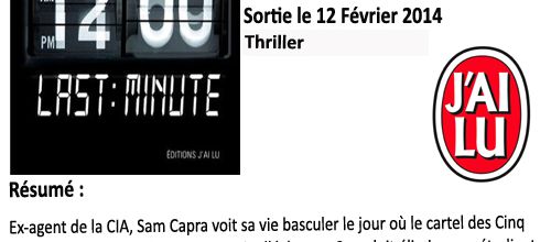 Sam Capra tome 2 : Last Minute, Jeff Abbott